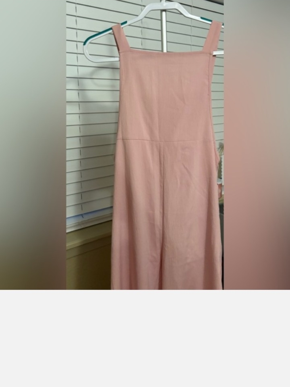 Halara Small Women's Light Pink Wide-Leg Overall Jumpsuit Onesie Outfit 2 4 6 - Picture 6 of 6